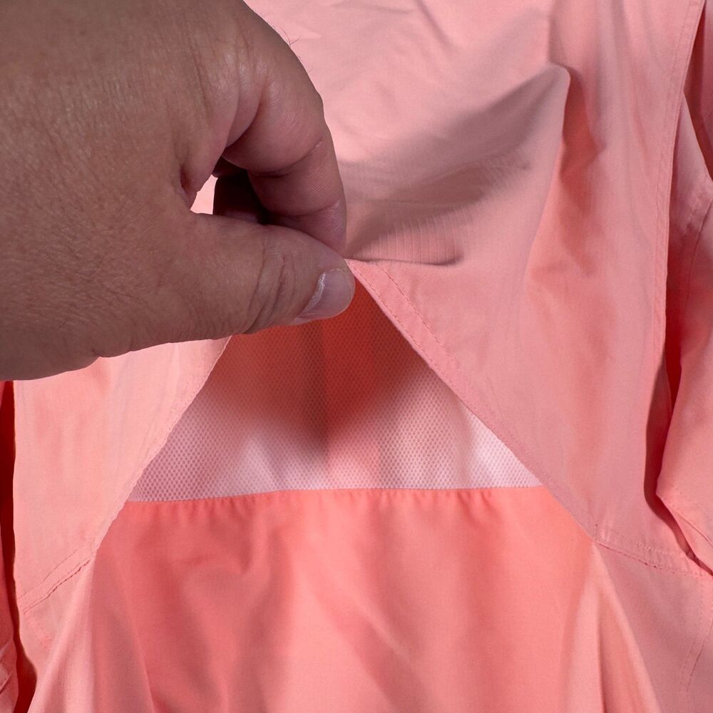 Patagonia Sol Patrol Shirt Mens XL Pink Vented Roll Tab Tiny Hole Minor Stain - Picture 11 of 15